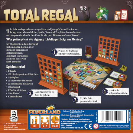 Total Regal, Feuerland Spiele